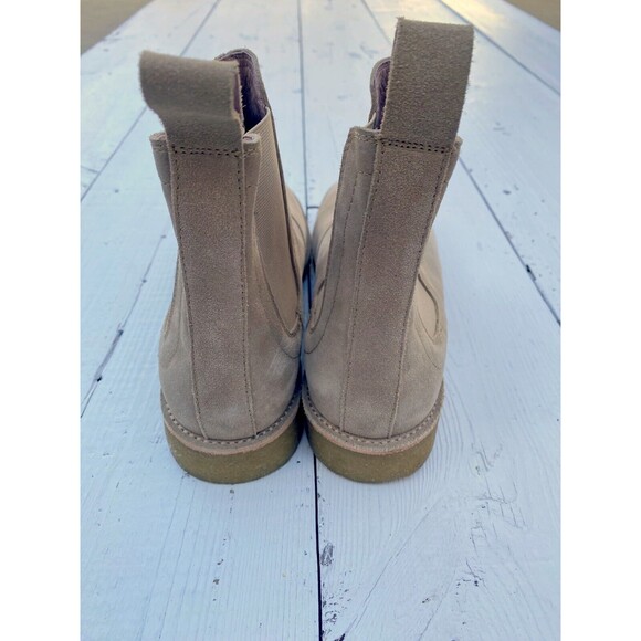Civil Regime Beige Suede Leather Chelsea Boots Mens Sz 8 Womens 9.5 main image 2